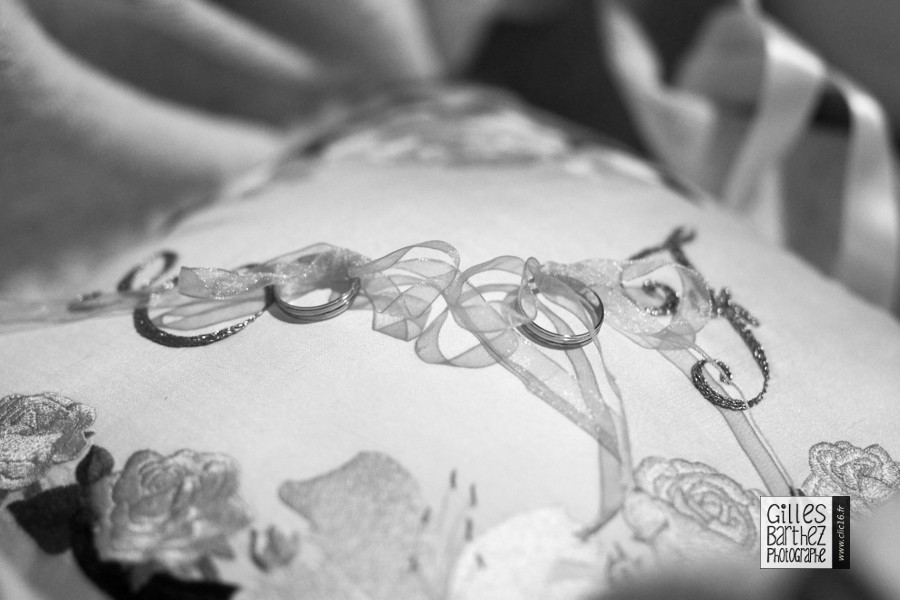 coussin alliances mariage romantique sepia noir et blanc cognac mickael angouleme charente pixal chateau verteuil tollemer