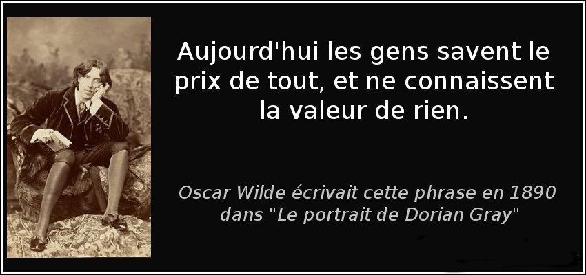 valeur d'une photo oscar wilde philosophie